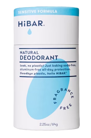 Hibar natural deodorant toxin and fragrance free